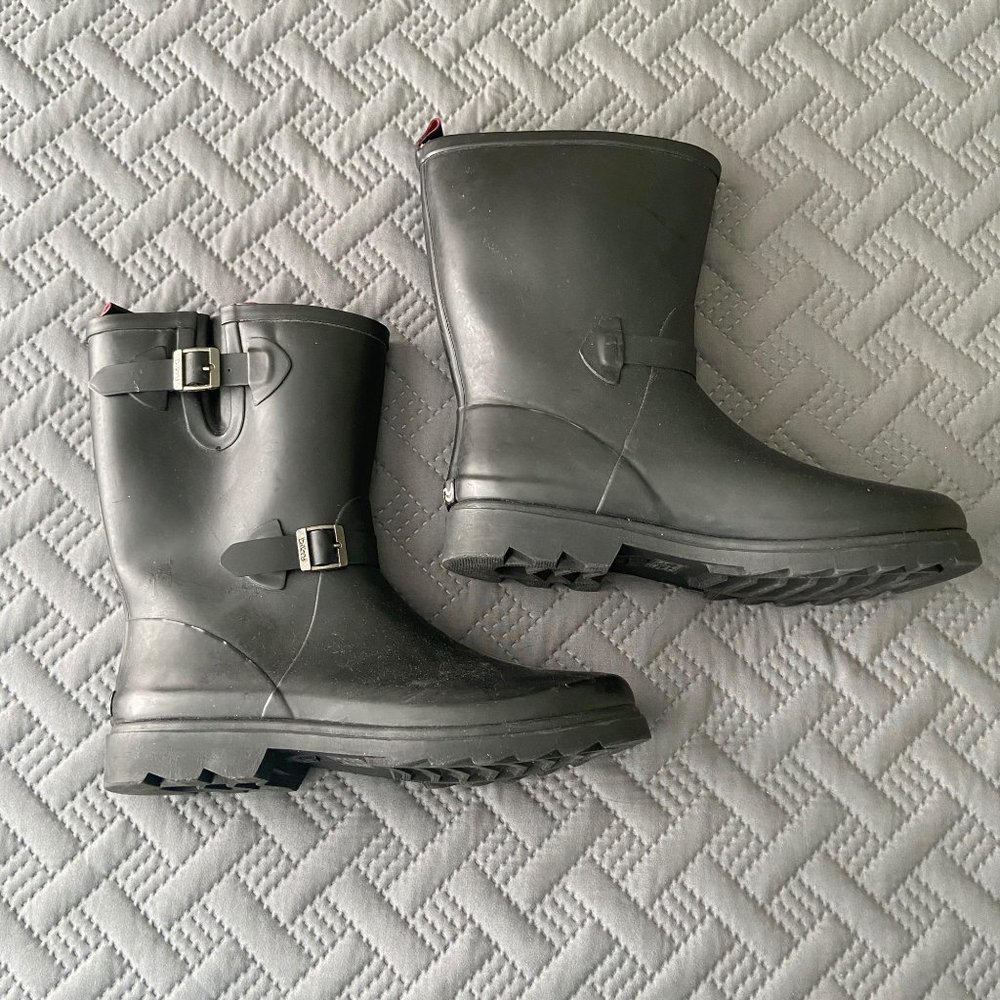 Dirty Laundry Women's Black Rain Boots Size 10